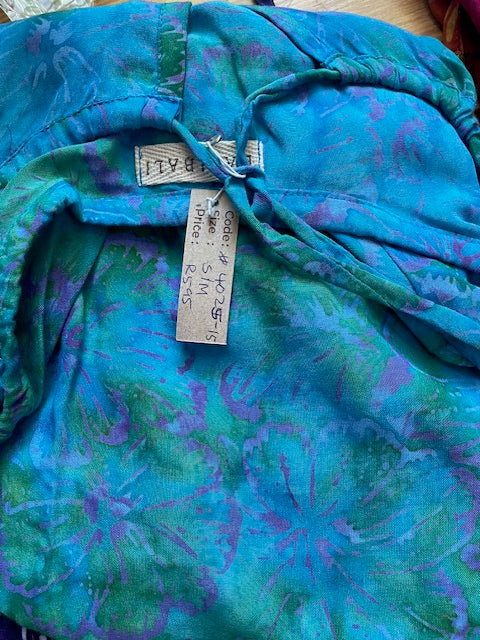 Summer tops - Short sleeve, round neck 859A
