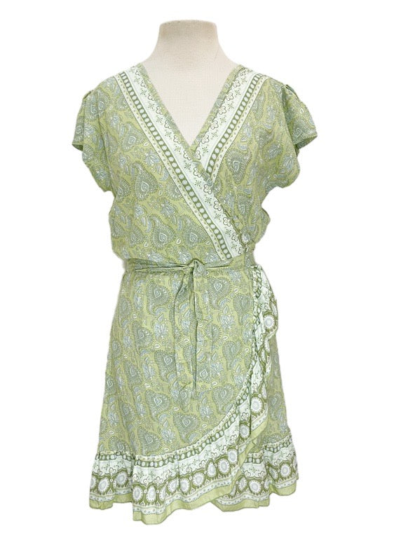 Lily short wrap dress - various