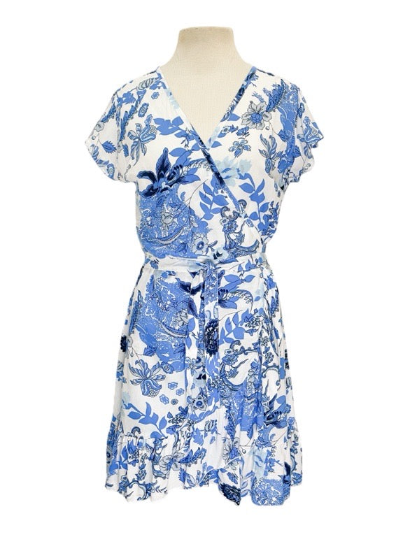 Lily short wrap dress - various