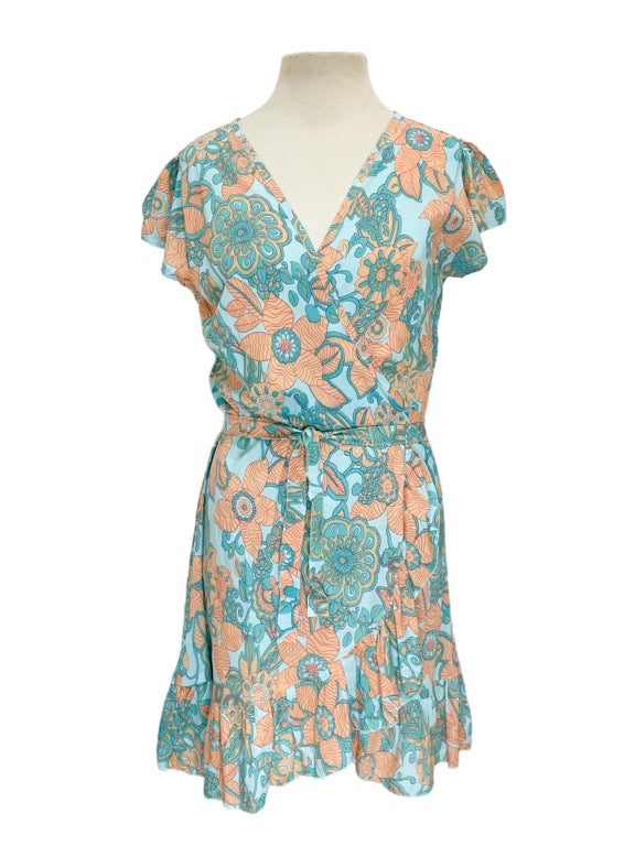 Lily short wrap dress - various