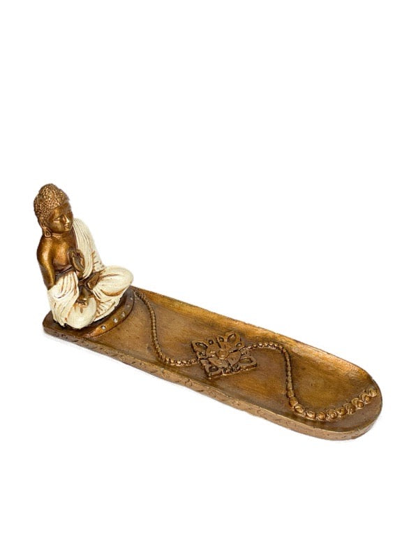 Buddha long incense holder - various styles and colours