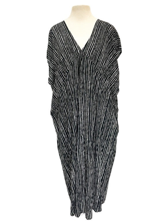 V-neck kaftan dress - various