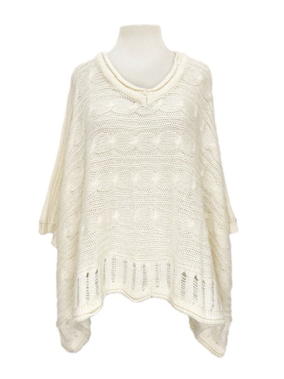 Jumper - boxy v-neck cable - various colours