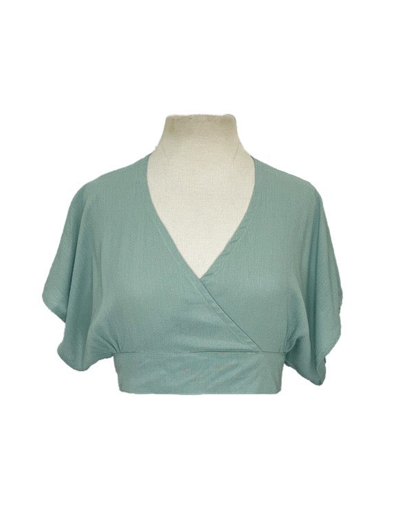 Little crop top in crinkle - various