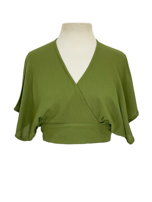 Little crop top in crinkle - various