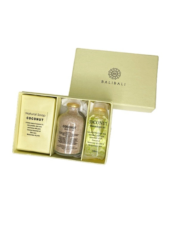 BaliBali bathroom gift set, natural and hand made in Bali - various
