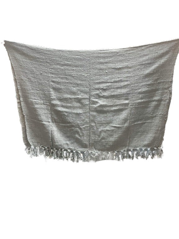 ❤Cotton & ramie throw with tassels - various