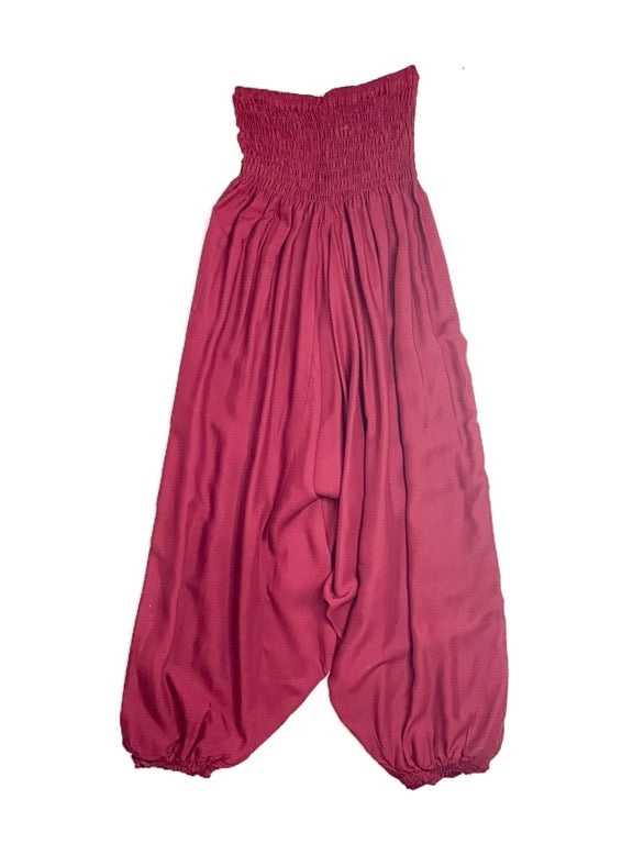 Harem pant & halter neck jumpsuit - various solid colours