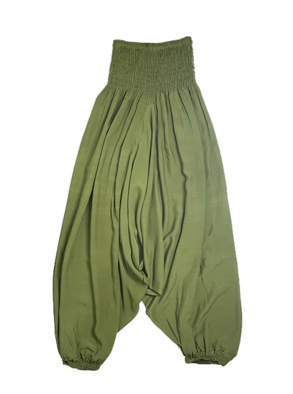 Harem pant & halter neck jumpsuit - various solid colours