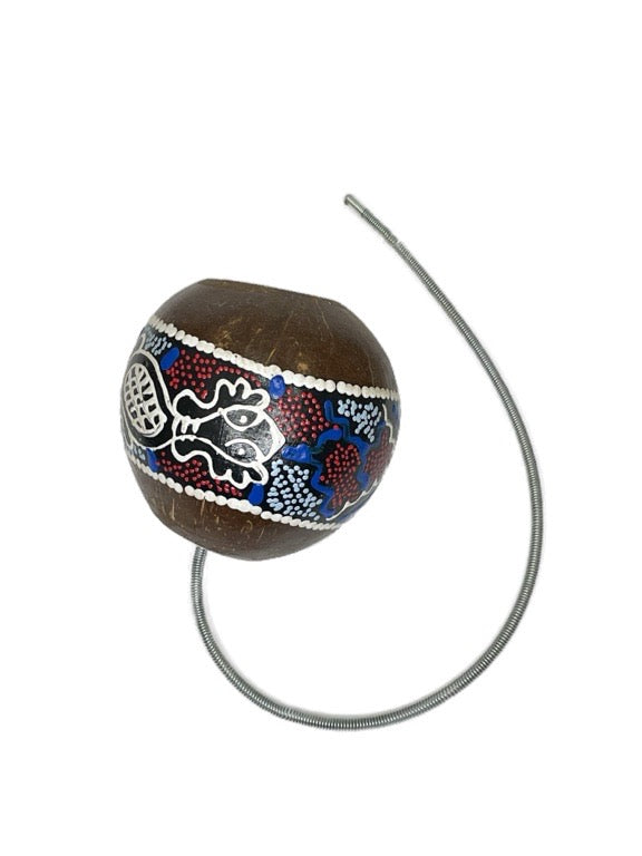 Painted thunder drum