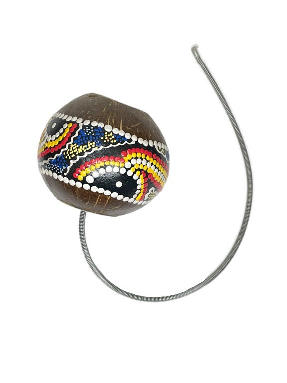 Painted thunder drum