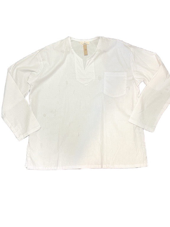 MANDARIN LS COTTON SHIRT