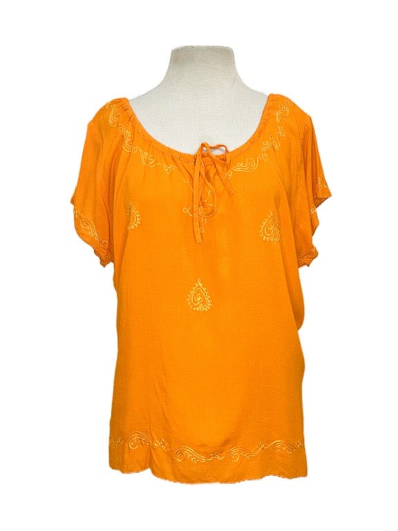 Cap sleeve top plain and printed - various Top 859 A