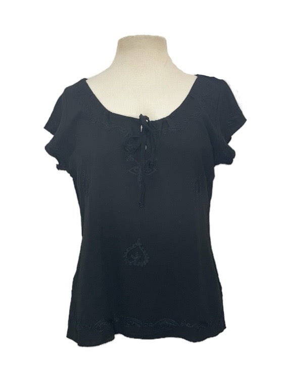 Cap sleeve top plain and printed - various Top 859 A