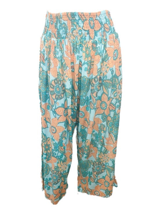 ❤Long pant with shirring elastic waist - various