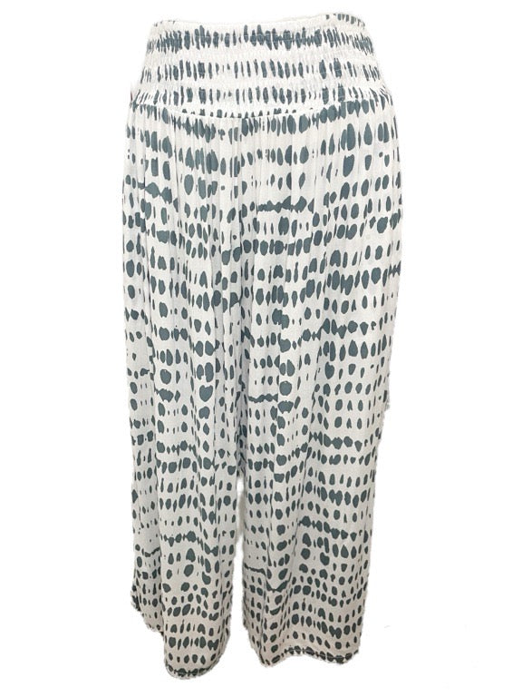 ❤Long pant with shirring elastic waist - various