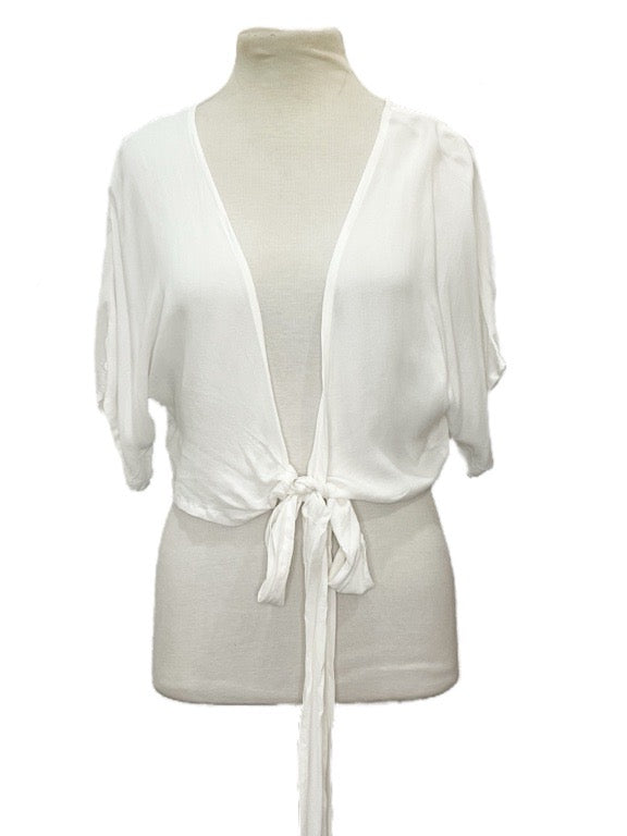 Bamboo moss batwing wrap top - various