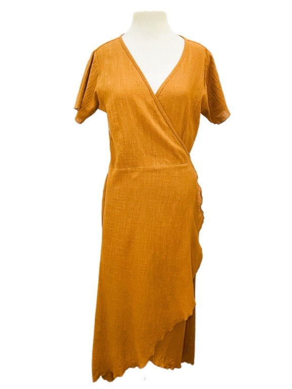 ❤Wrap dress Farah No/frill Organic fabric