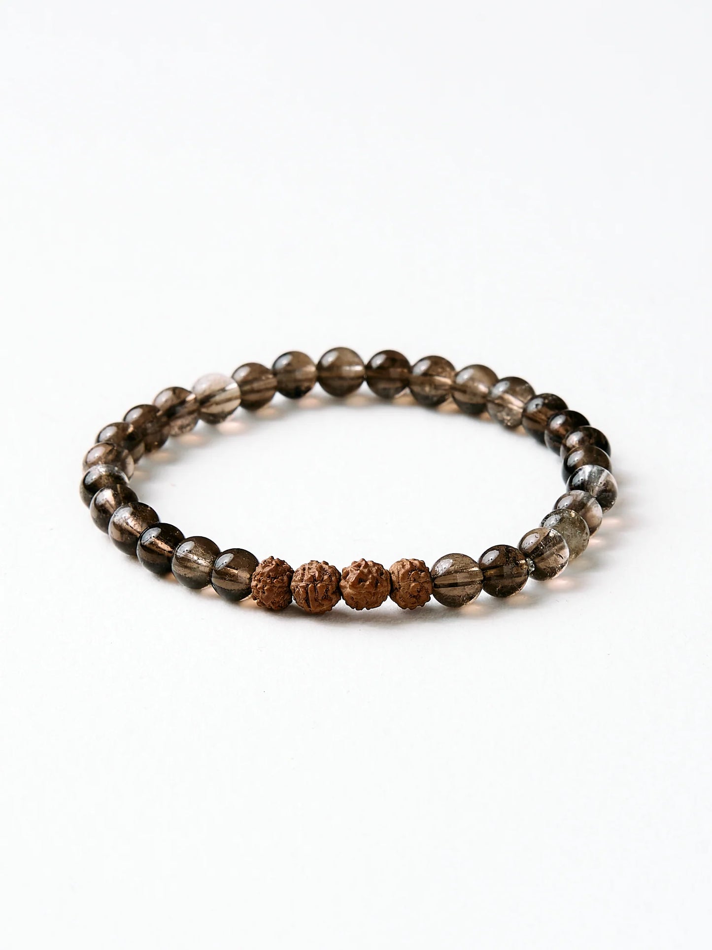 Smokey Quartz Mala Bracelet