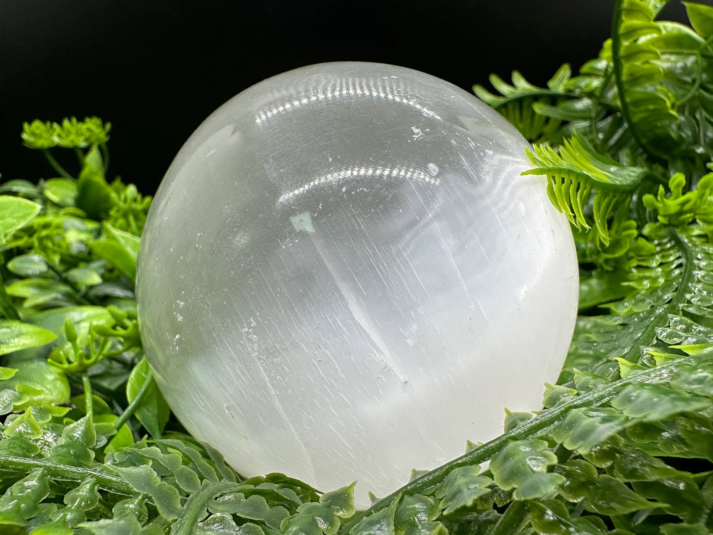 Selenite smooth sphere 7cm