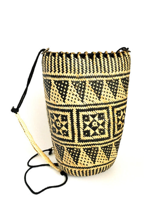 Rattan Basket Backpack