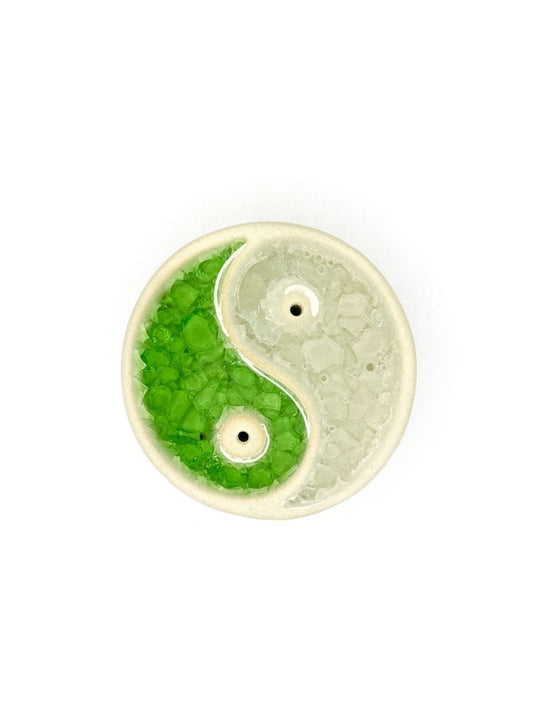 Ceramic incense holder - Yin Yang - various