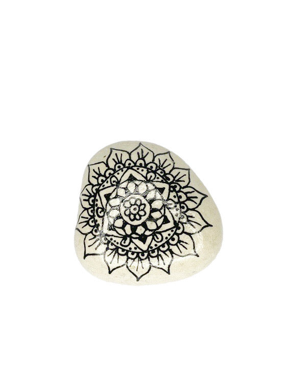 Mandala stone magnet - various mandalas