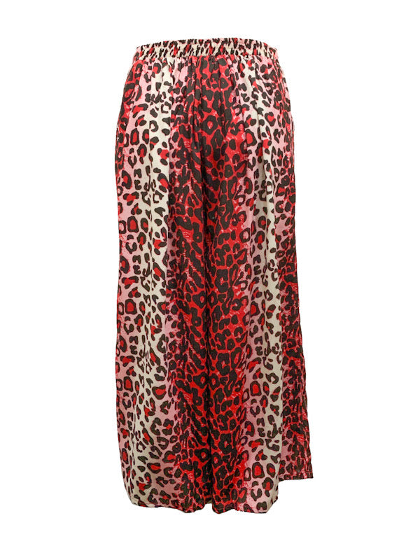 ❤3/4 leopard print wide leg - various colours