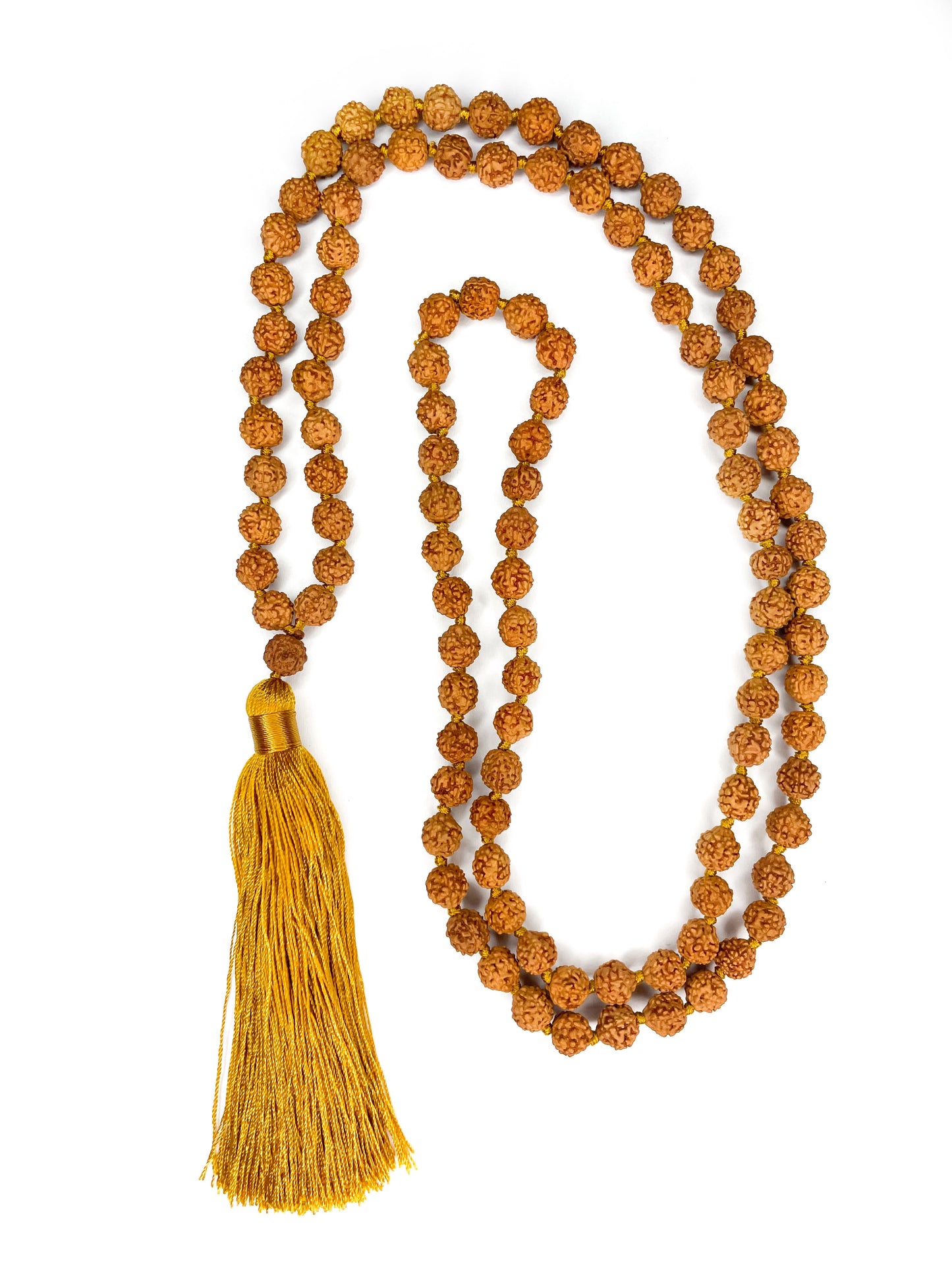 Rudraksha meditation necklace - 8mm - various