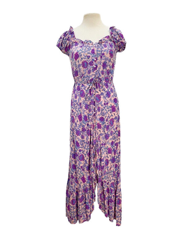 Long Lizzy dress with buttons - various