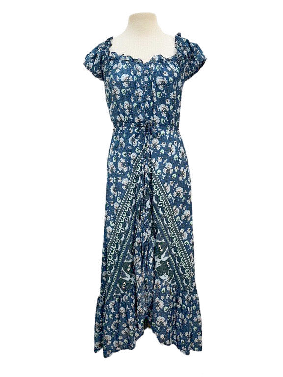 Long Lizzy dress with buttons - various