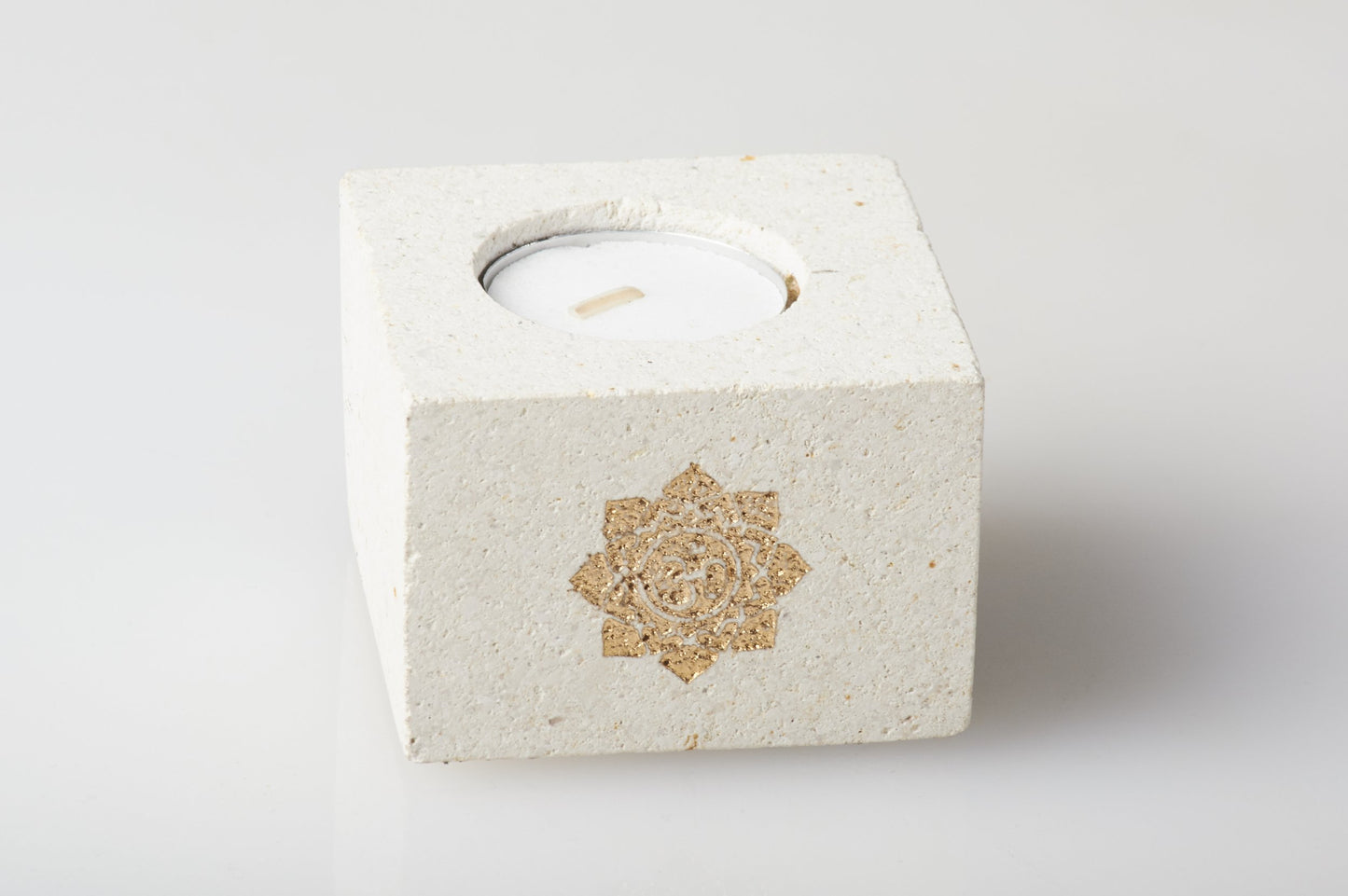Stone Tea Candle Holders Assorted