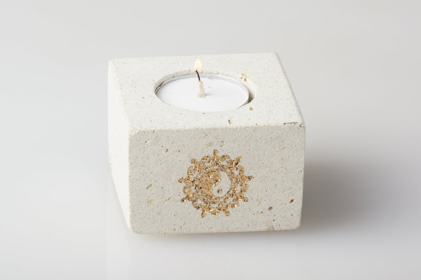Stone Tea Candle Holders Assorted