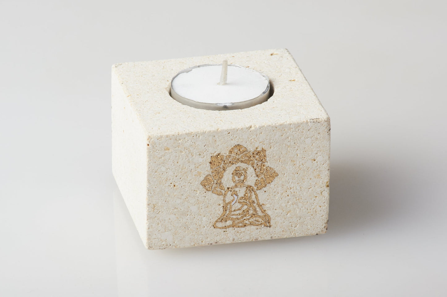 Stone Tea Candle Holders Assorted