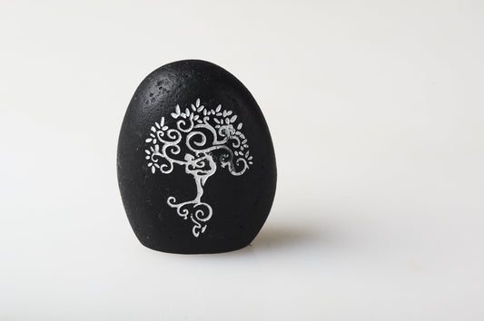 Tree of Life on Black Riverstone