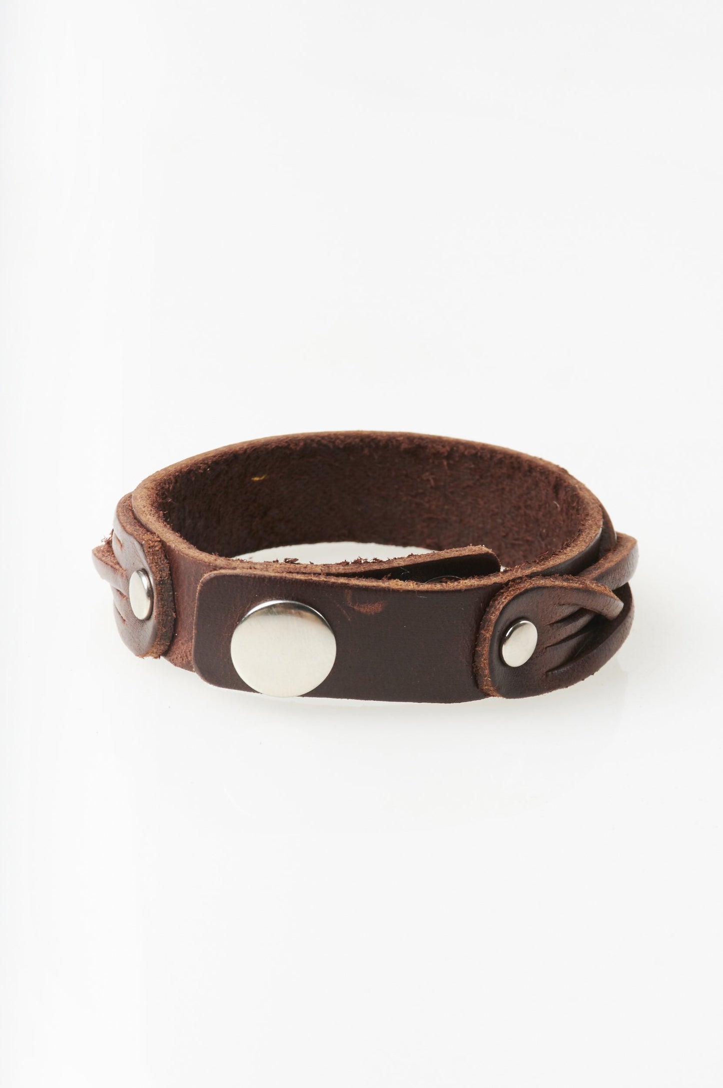 Woven Genuine Leather Bracelet - various colours