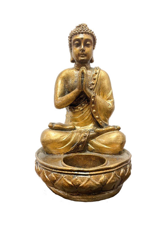 Buddha Candle Holder 17cm - various