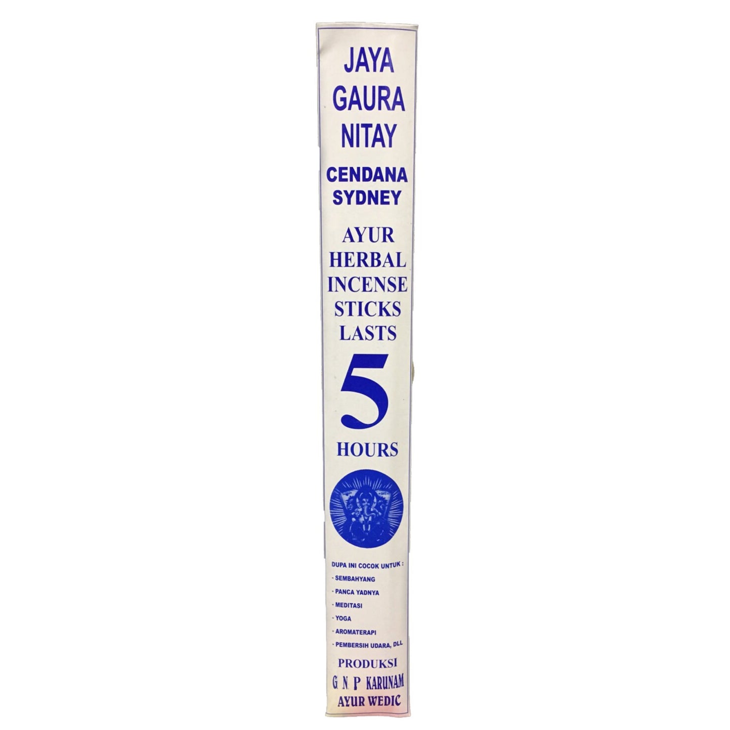 Jaya Gaura 5 Hour Incense