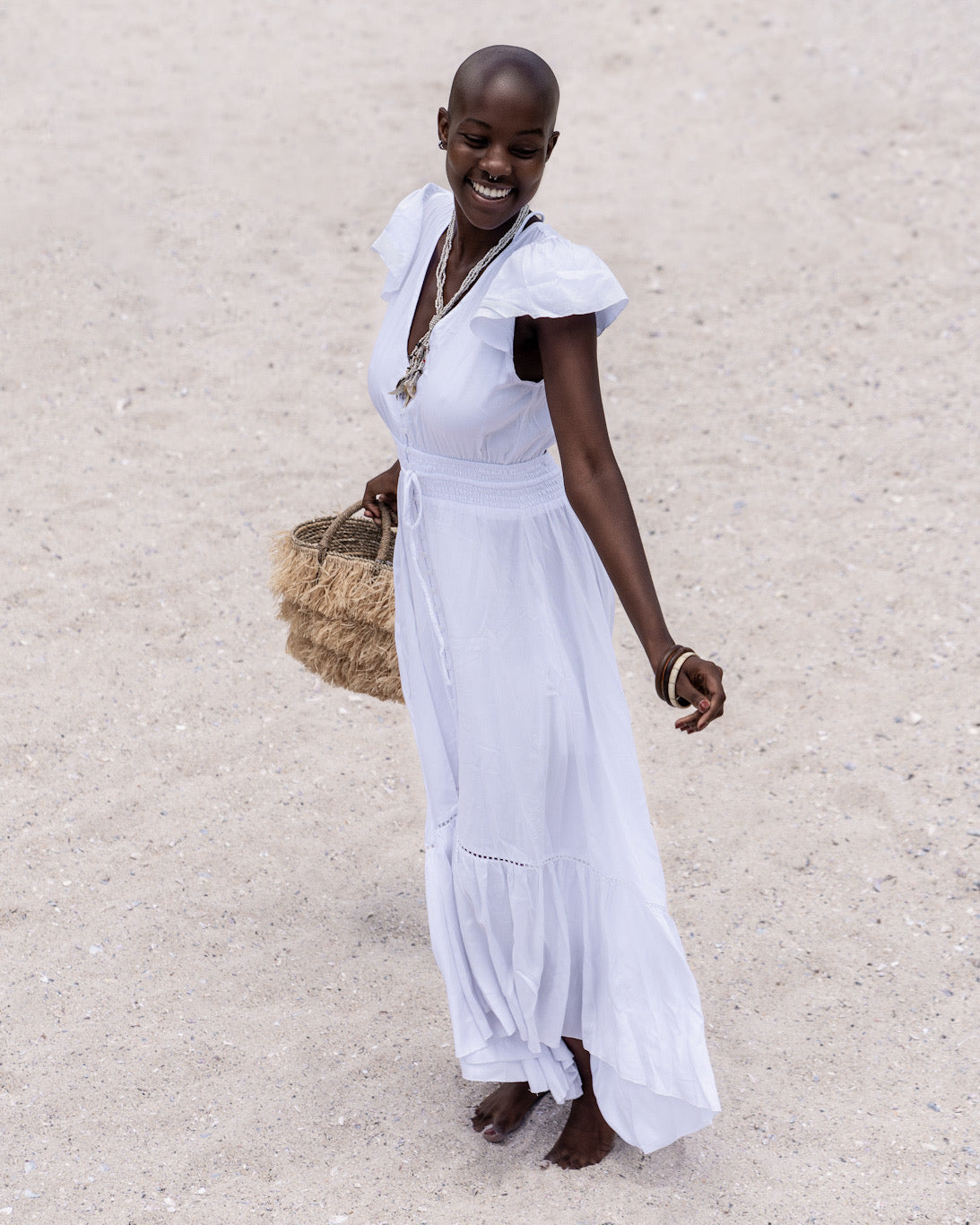 Summer dress - Nafisa open back
