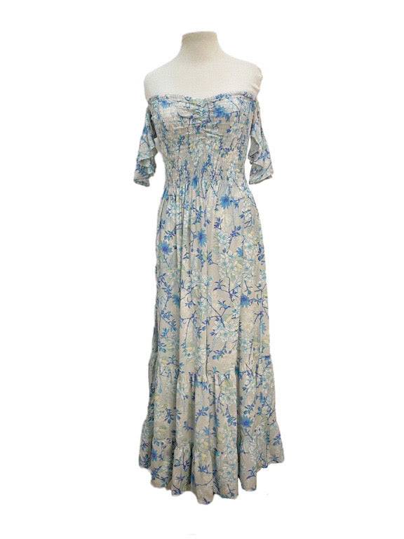 Rylee off the shoulder shirred dress - various