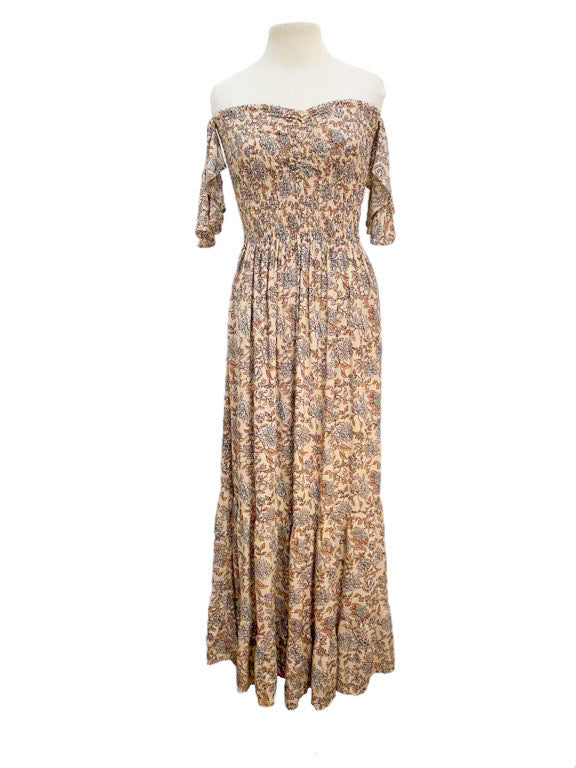 Rylee off the shoulder shirred dress - various