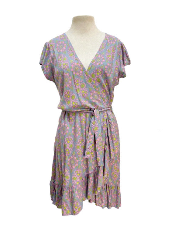 Lily short wrap dress - various