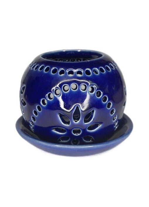 Ceramic candle holder/oil burner - various
