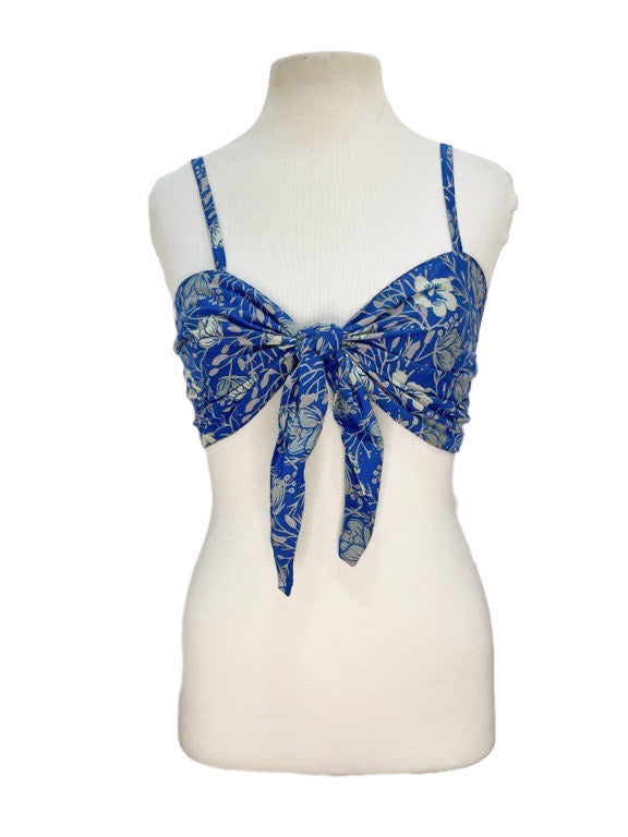Front tie, adjustable bra top - various