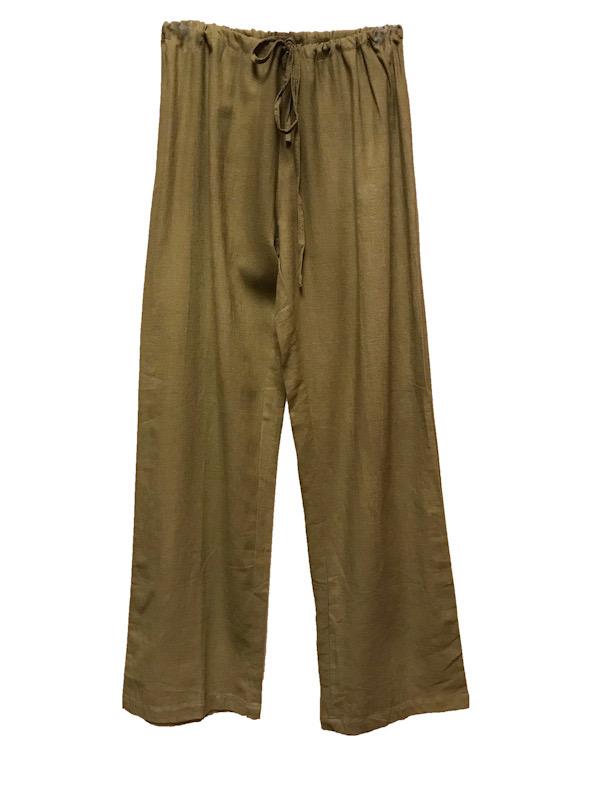 Linen drawstring pants - various colours
