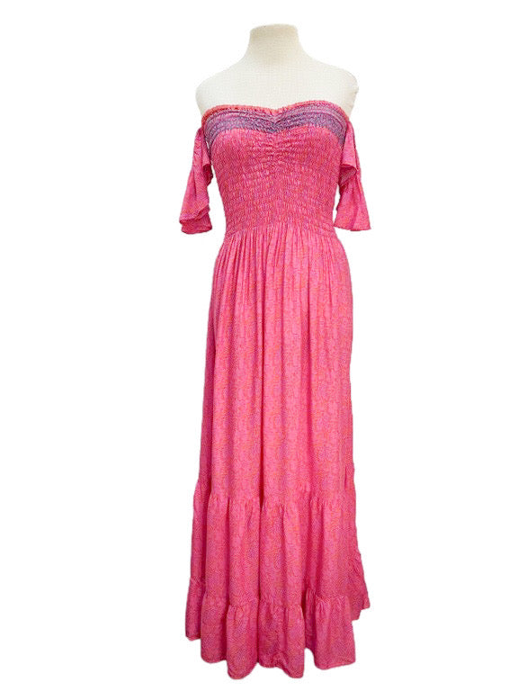 Rylee off the shoulder shirred dress - various