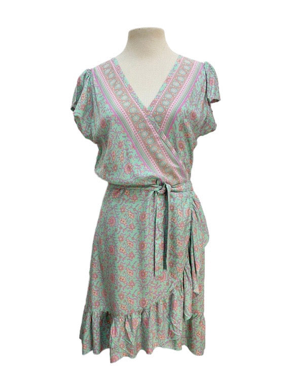 Lily short wrap dress - various
