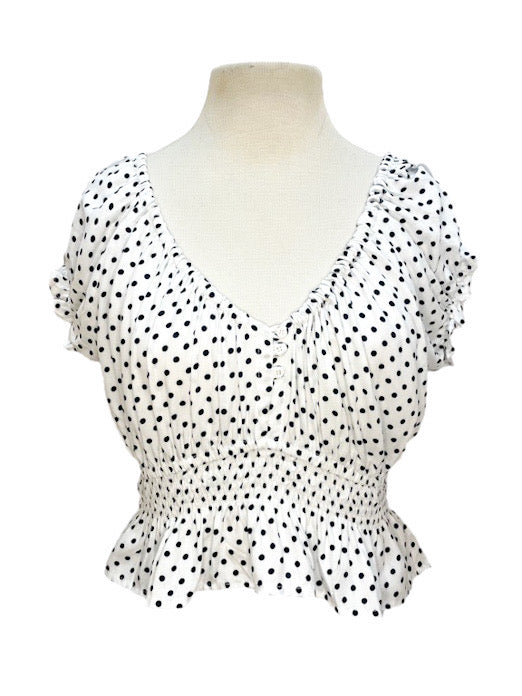 Off the shoulder top with buttons - various