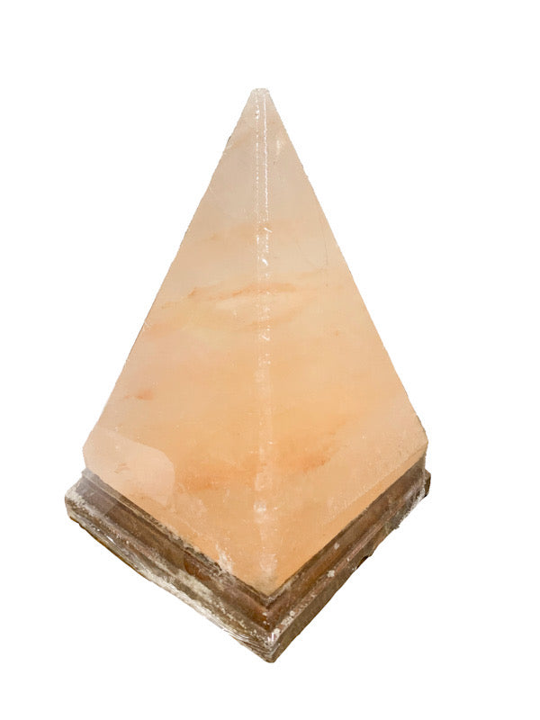 Pyramid Himalayan salt lamp