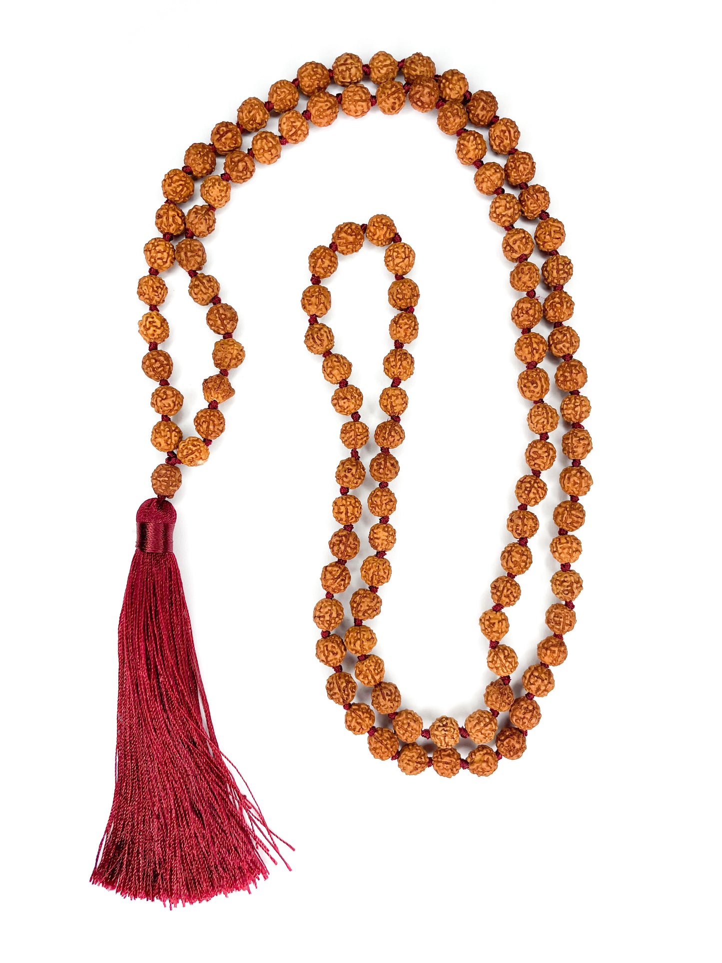 Rudraksha meditation necklace - 8mm - various